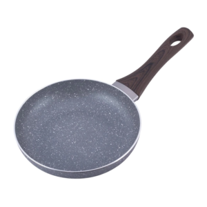 Сковорода 20 см з антипригарним покриттям Grey marble із алюмінію Kamille KM-4112MR