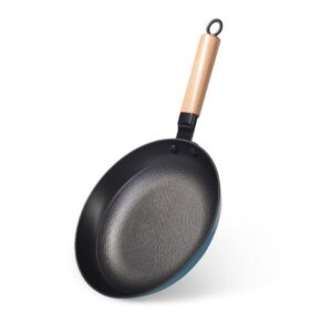 Сковорода для жарки SEAGREEN 24x4,5 см с деревянной ручкой Fissman FS4000