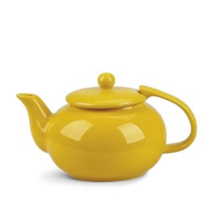 Teapot 750 ml with strainer, color YELLOW Fissman FS9516