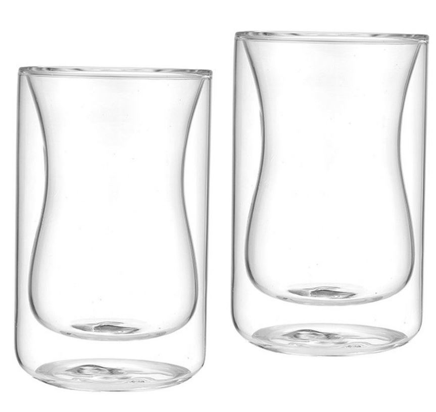 Set of 2 IRISH 200 ml double-walled glasses (glass) Fissman FS6444