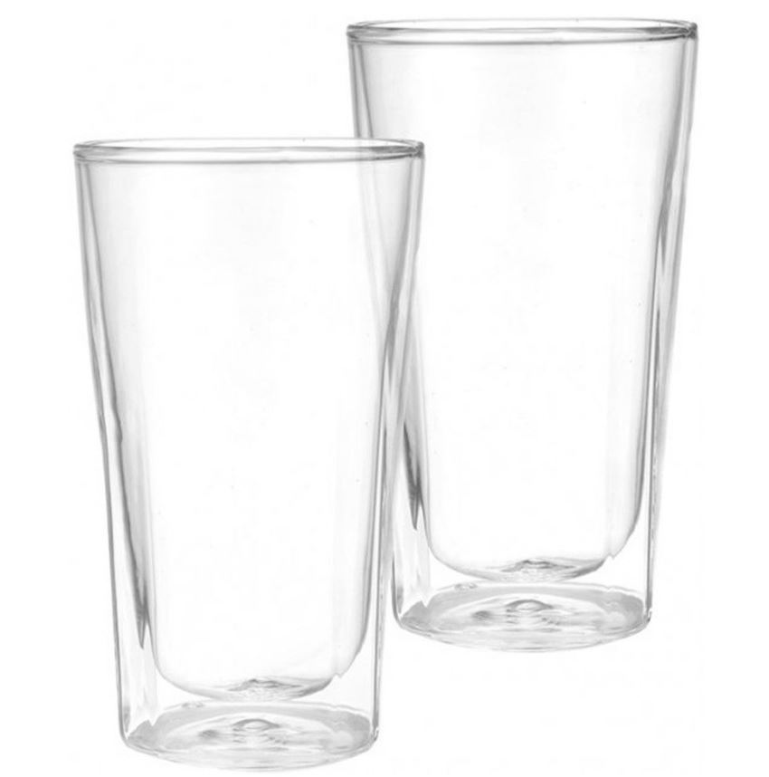 Set of 2 glasses RISTRETTO 300 ml with double walls (glass) Fissman FS6445