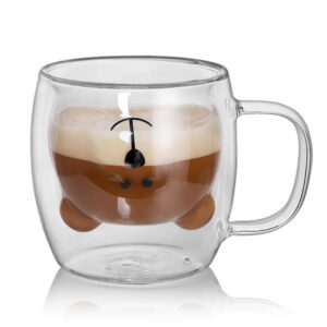 Set of cups ANIMALS with double bottom VITTORA 2 pcs. 250 ml VT-5303-250