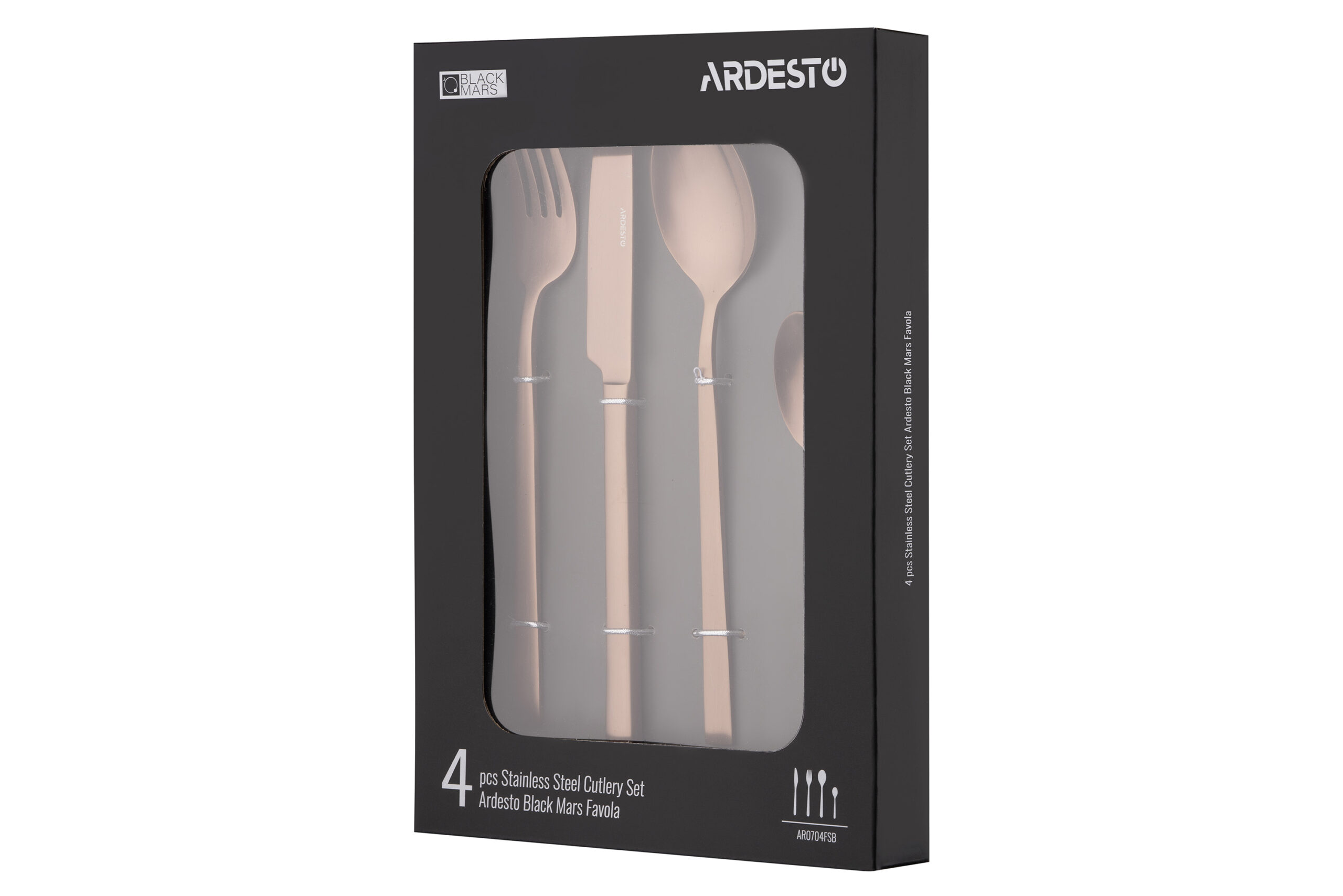 Набор столовых приборов Ardesto Black Mars Favola 4 пр. медный AR0704FSC — изображение 3