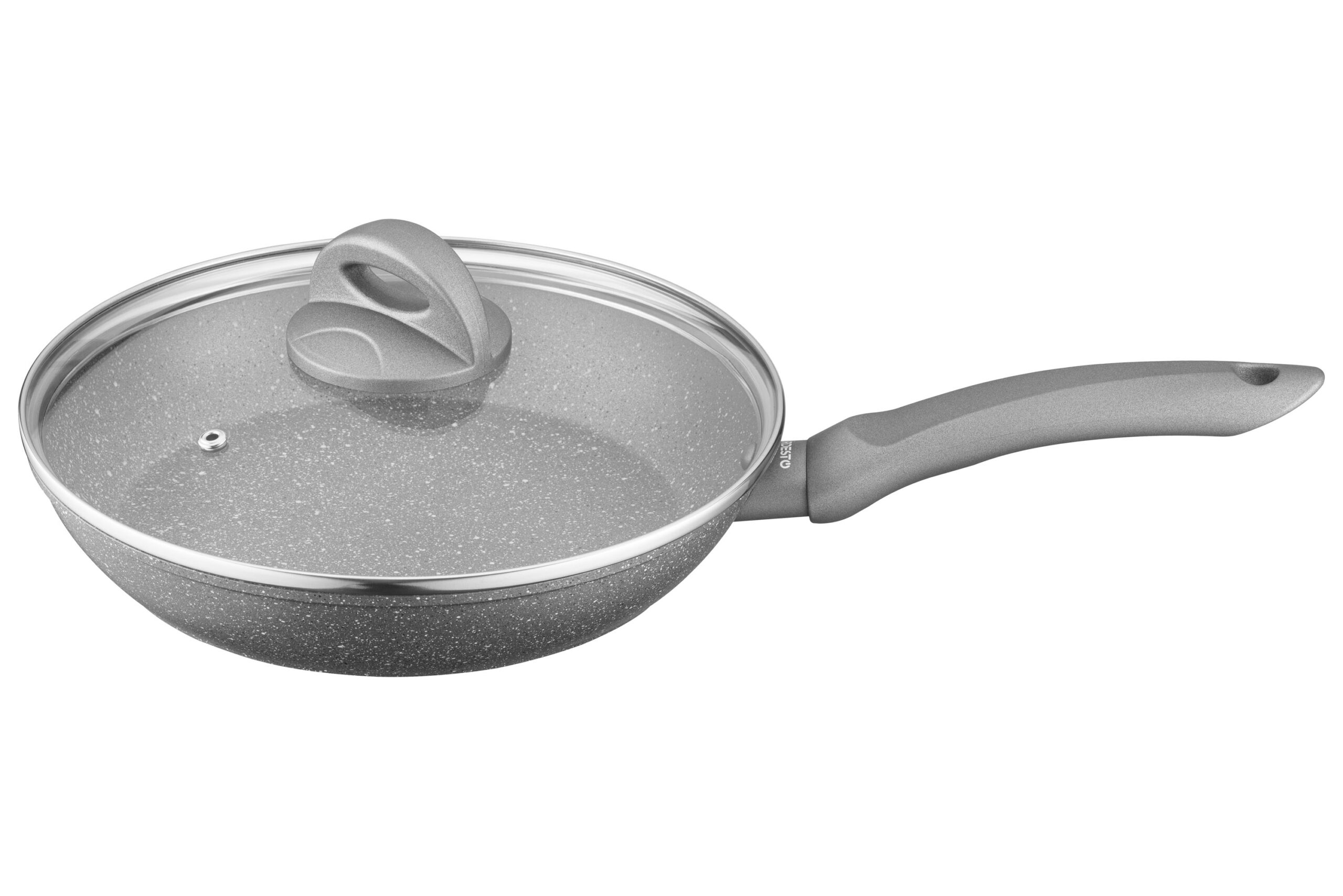 Ardesto Gemini Gourmet Vasto frying pan with lid 26 cm, gray, aluminum AR1926GSL