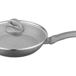Ardesto Gemini Gourmet Vasto frying pan with lid 26 cm, gray, aluminum AR1926GSL