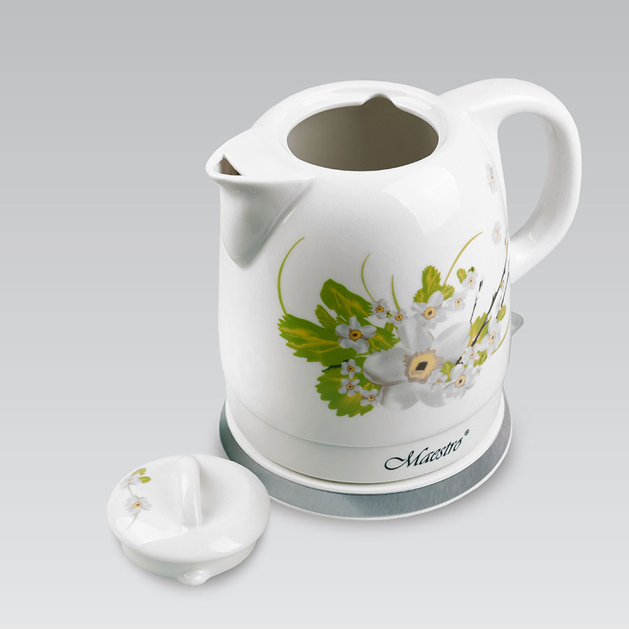Электрический чайник 1,5 л Maestro MR-066-WHITE-FLOWERS — изображение 2