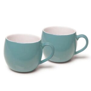 Set of two 320 ml mugs, color AQUAMARINE (ceramic) Fissman FS9517