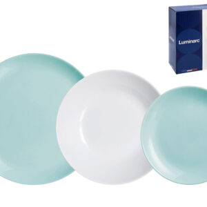 Сервиз столовый Luminarc Diwali white turquoise на 21 предметов IP-0033