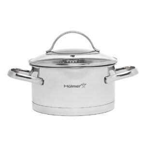 Casserole with lid 1.5 l Holmer Aurora CR-17515-SSD Aurora