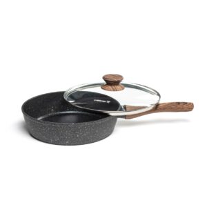 Saute pan with lid 24 cm Holmer Natural DF-42824-FAMWL Natural