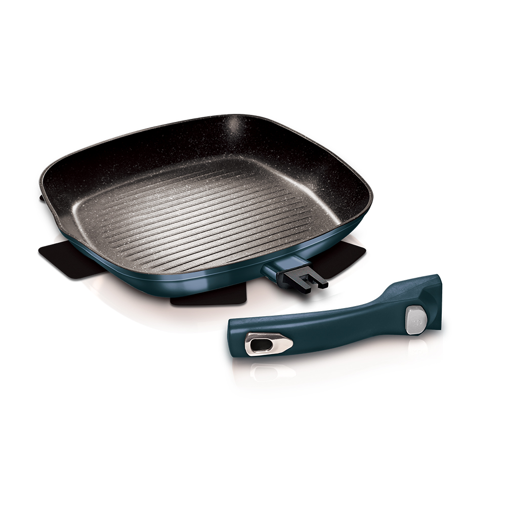 Grill pan 28x28x4.1 cm (2.1 l) Berlinger Haus Metallic Line AQUAMARINE Edition BH-7151
