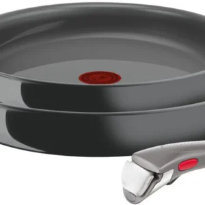 Набір посуду Tefal Ingenio Renew, знімна ручка, 3 предмети, алюміній, бакеліт, сірий L2609502
