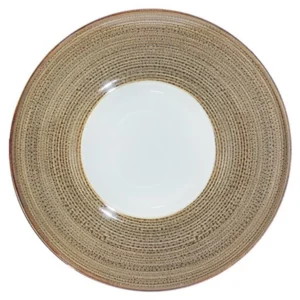Тарілка глибока LOSK Brenda 25,5 см Brown L0660-T8601582B