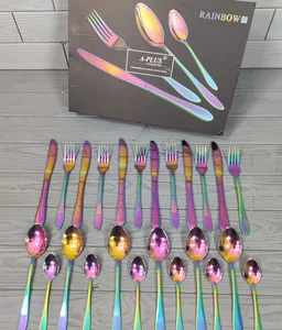 Cutlery set 24 pieces RAINBOW AP-1421