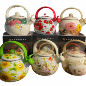 Enameled kettle 3 l with whistle Edenberg EB-1747