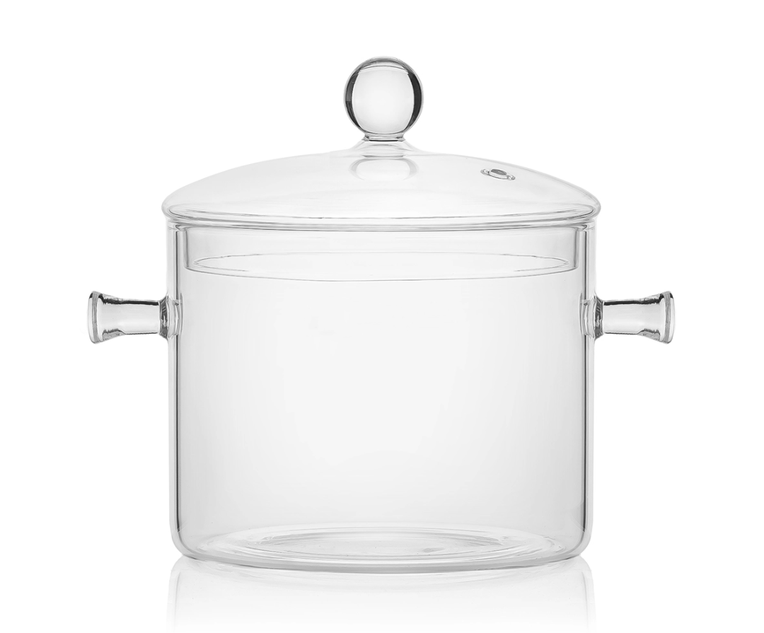 Edenberg Heat-Resistant Borosilicate Glass Saucepan 2L EB-19007