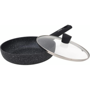 Deep frying pan with a lid Black Mars Alcor 26 cm AR1926BML