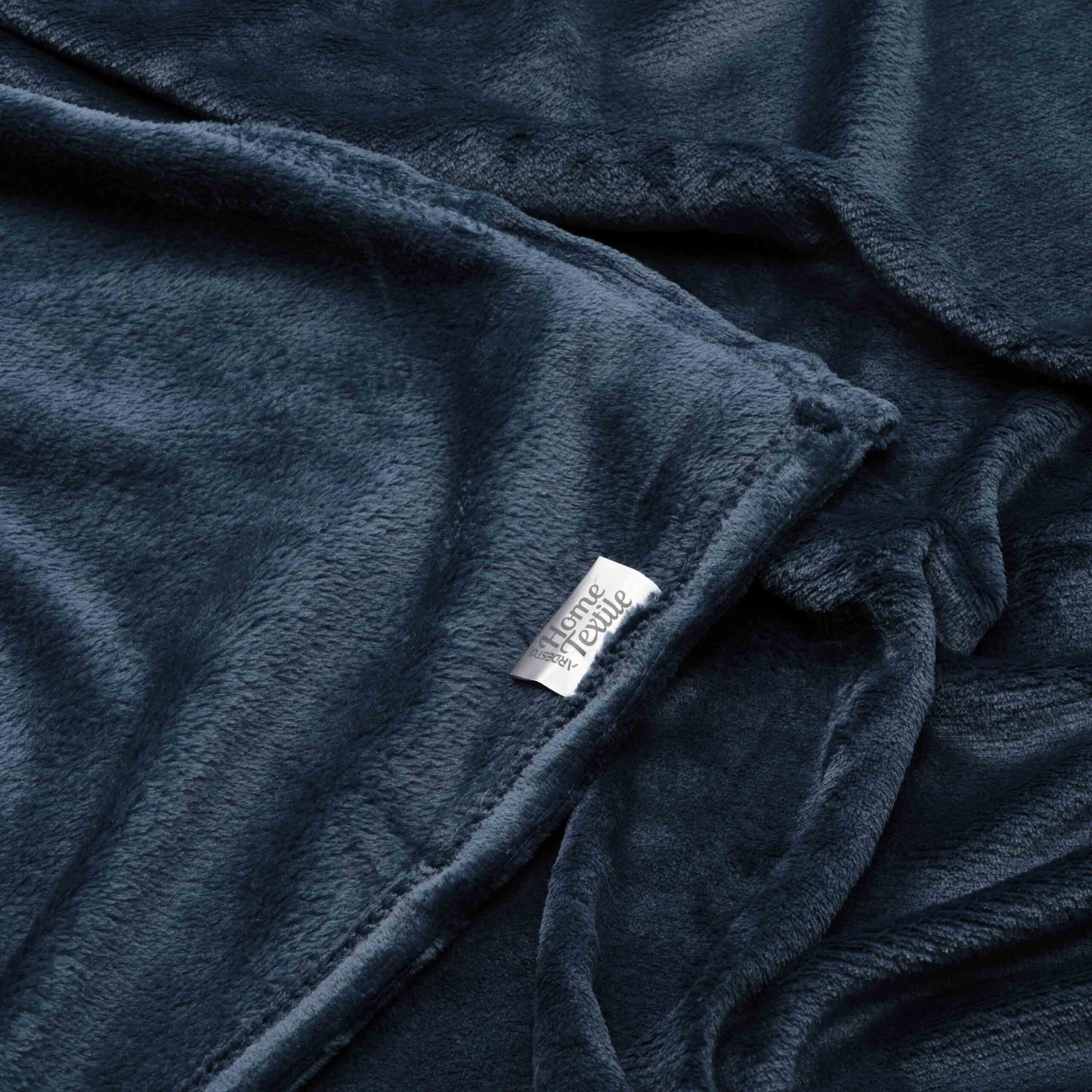 Плед Ardesto Flannel Темно-синій Двоспальний 200x220 см ART0220SB - Зображення 2