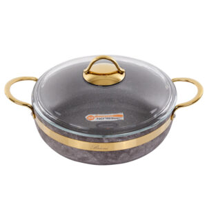 Сотейник Brioni антипригарний Royal Stone Sandstone Gold 26 см 2.8 л 764-043