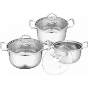 Набор кастрюль из нержавеющей стали 6 пр. Edenberg EB-3701