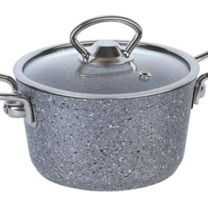Каструля 14x7,5 см 0,9 л з кришкою OMS 3112S-14-0,9л-Grey