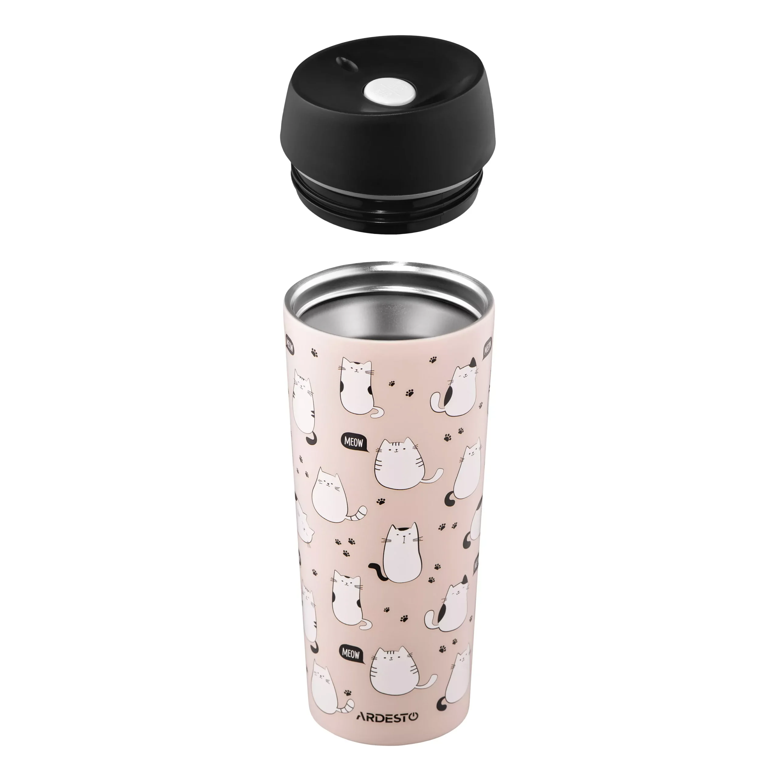 Thermocup Ardesto Coffee Time Cats 450 ml AR2645FC - Image 2