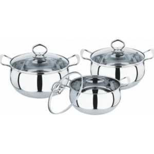 Set of 3 Edenberg saucepans EB-3702