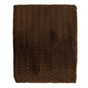 Плед Ardesto Jacquard Braid 200х220 см коричневий ART0206JB