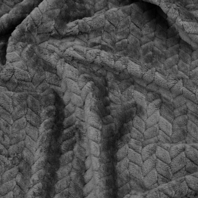 Плед Ardesto Jacquard Braid 200х220 см сірий ART0204JB - Зображення 2