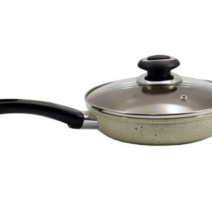 Frying pan with lid 26 cm Beige Marble Zauberg 00089412