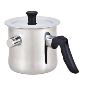 Stainless steel Edenberg milk jug 1L with whistle and lid EB-8915