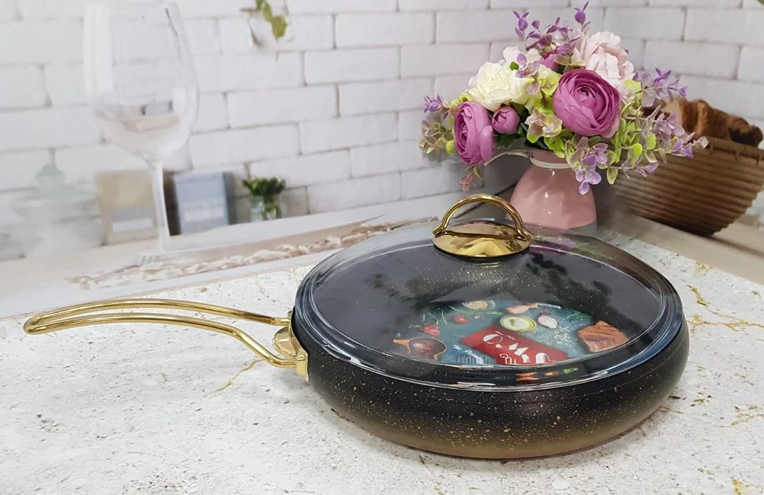 26x7 cm sauté pan (2.8 litres) OMS 3241-28-3,5л-Gold