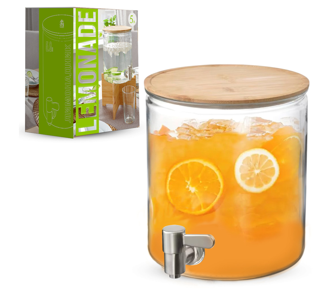 Lemonade stand 5.9 litres S&T 9038-6