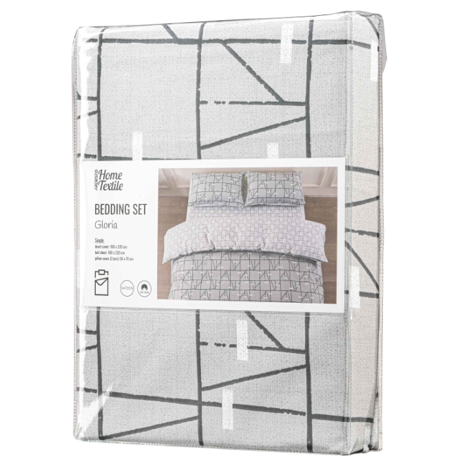 Ardesto Gloria 2 bed linen set ART2022PG - Image 3
