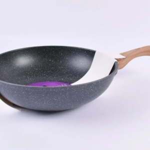 Сковорода 30 см WOK з антипригарним мармуровим покриттям Benson BN-487