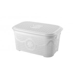 Basket for store from cover Asude Plastik 6 l ASD164-біл
