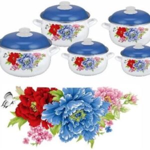 Set enamelled pots 10 items Edenberg EB-1878