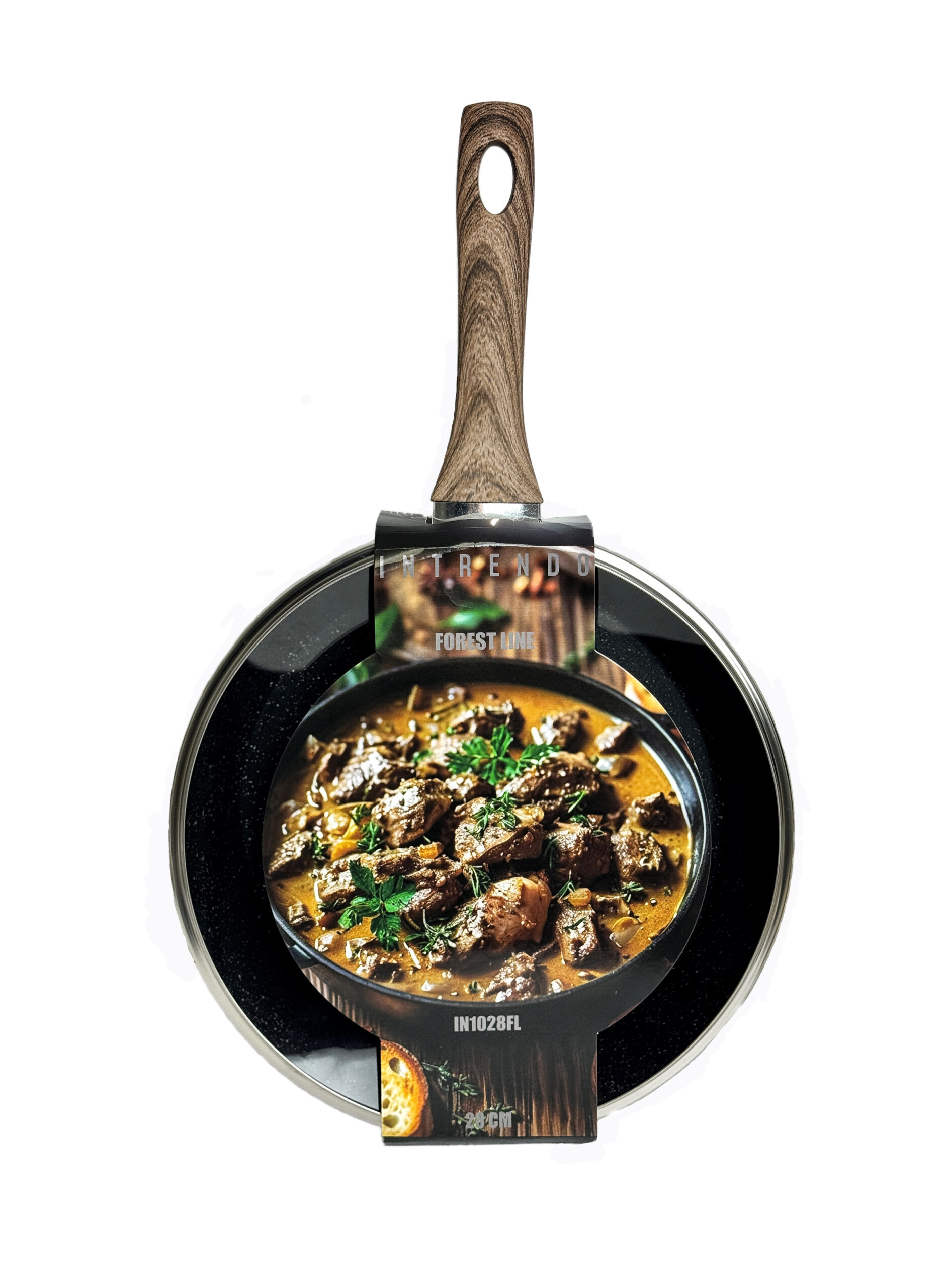 Intrendo Forest Line deep frying pan, 28 cm, with lid IN1028FL - Image 9
