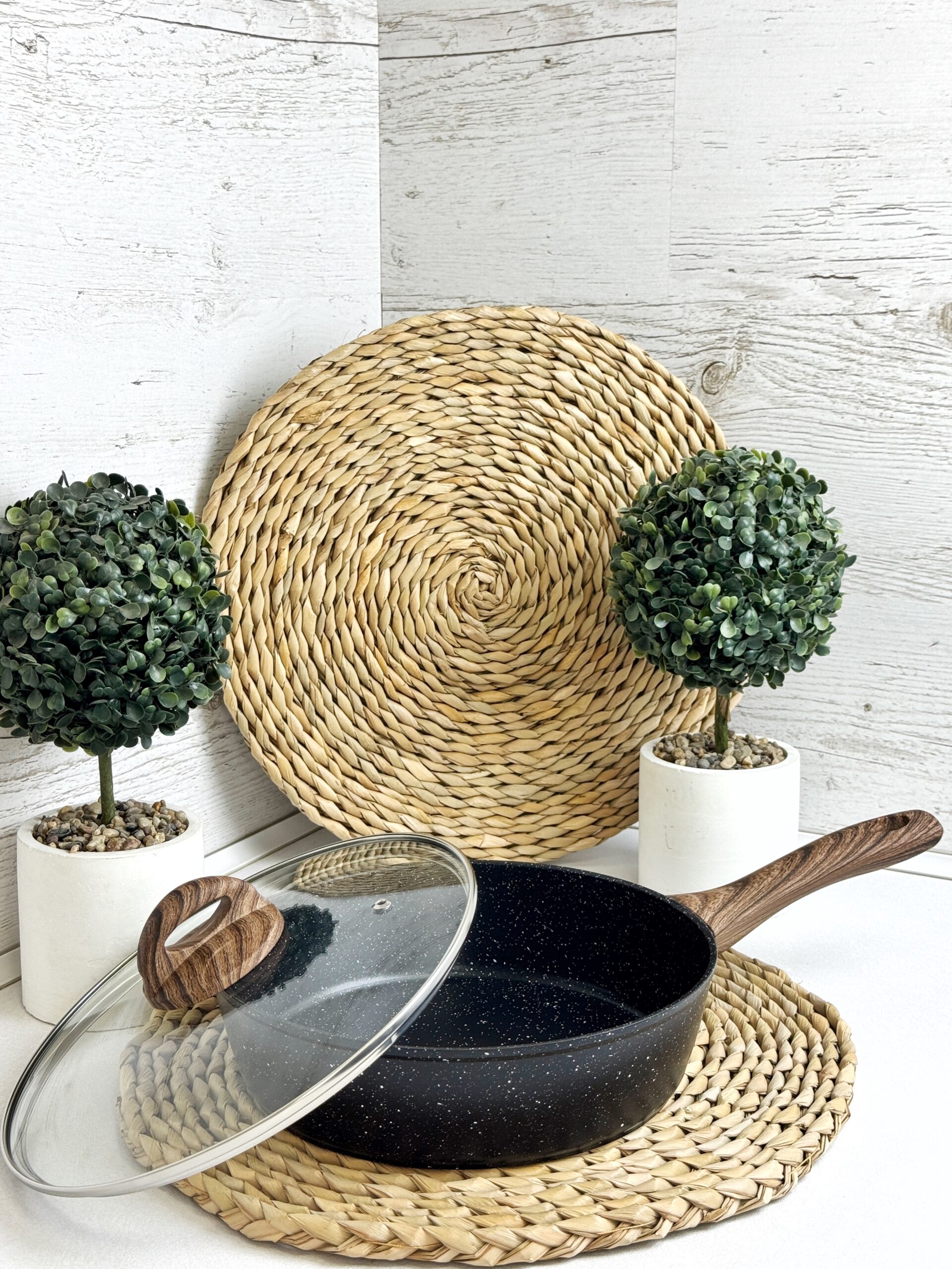 Intrendo Forest Line deep frying pan, 28 cm, with lid IN1028FL - Image 2