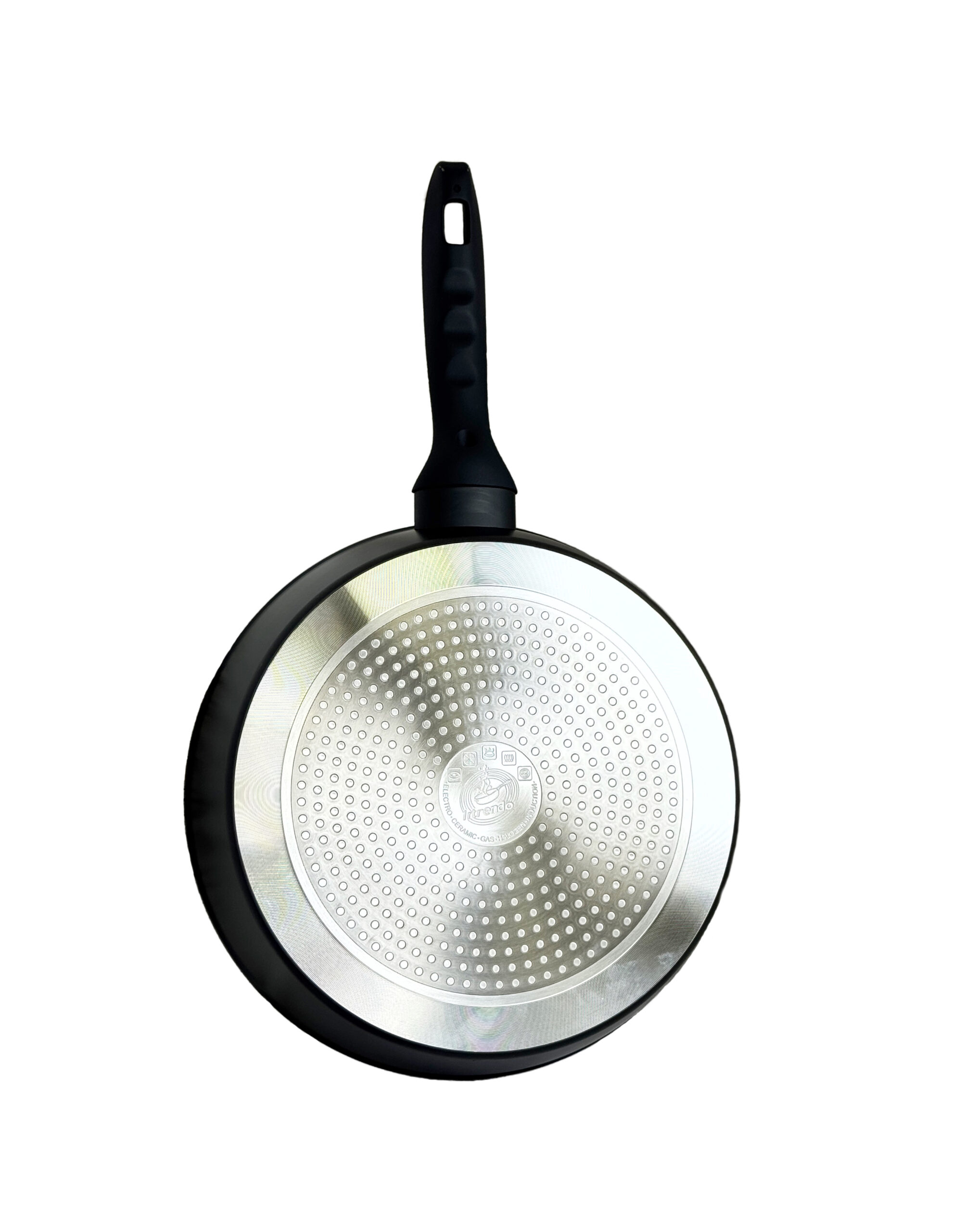 28 cm deep frying pan with lid Intrendo Black Space IN1028BS - Image 7