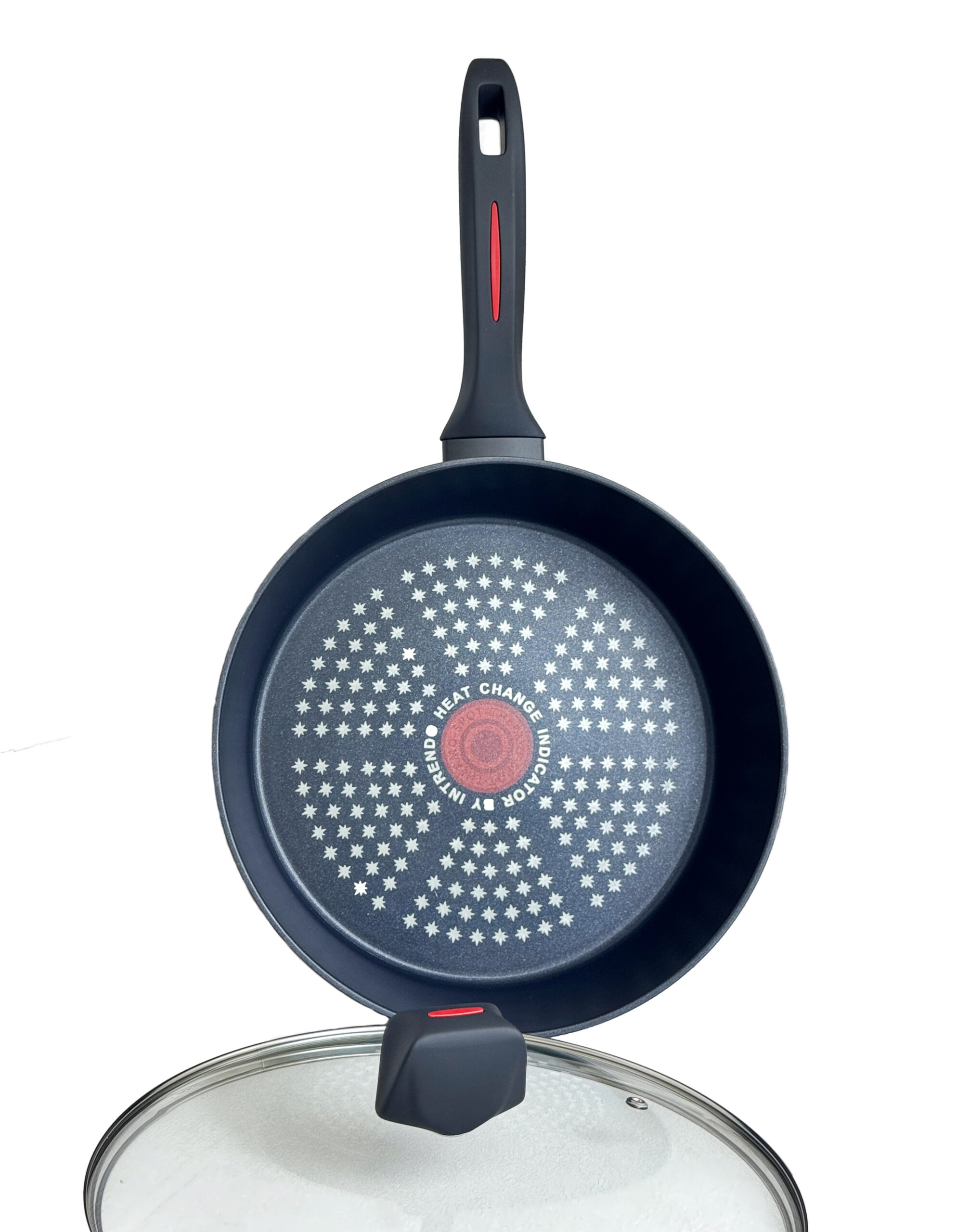 24 cm deep frying pan with lid Intrendo Black Space IN1024BS - Image 5