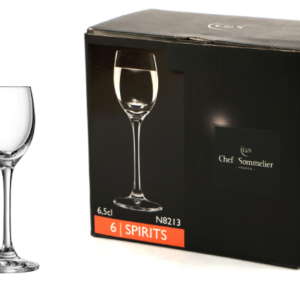 Set of 6 Spirits 70 ml glasses Chef&Sommelier N8213