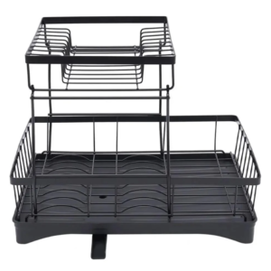Edenberg tabletop dish dryer 2 tiers 36x29x25 black EB-17981