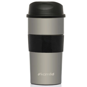 480 ml stainless steel thermos mug with TPR insert Kamille KM-2150A