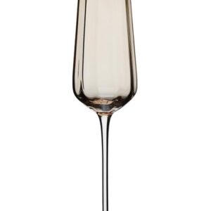 Ardesto Black Mars Altair champagne glass set, 300 ml, 2 pcs, glass, gold AR2629GW